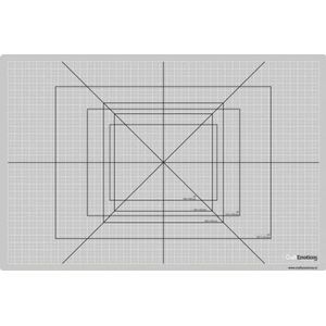CraftEmotions - Snijmat dun - Grijs - 30x45cm