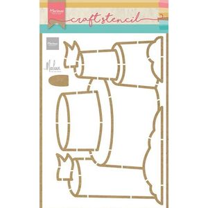 Ps8124 Stencil - Sandcastle by Marleen - A5