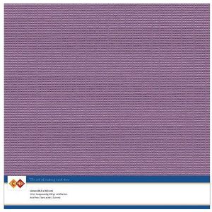 Linnenkarton 305x305mm - Kleur 38 Aubergine verpakt per 10vel - 240grams