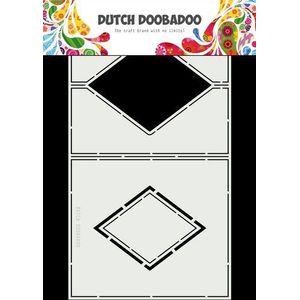 470713861 Dutch Doobadoo stencil - Card Art - Ruit Diamant - 280x155mm