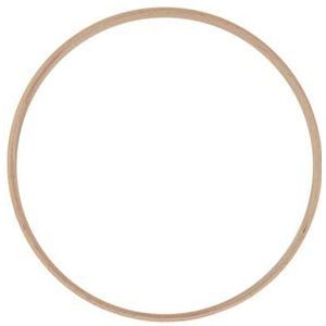 Houten Ring - Beukenhout - Rond 20cm 1cm hoog