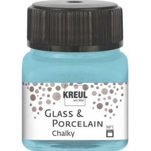 16638 Glass en porcelain chalky - Kleur Ice mint - Potje 20ml