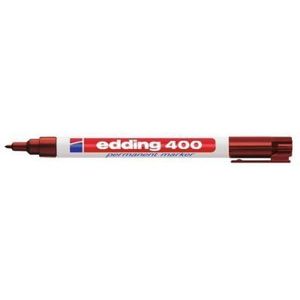 e-400 Permanent marker rond 1mm - Kleur 007 Bruin
