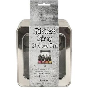 Ranger - Tim Holtz - Tda68068 Distress Spray Storage Tin - 12x13x15cm - 12 vakjes