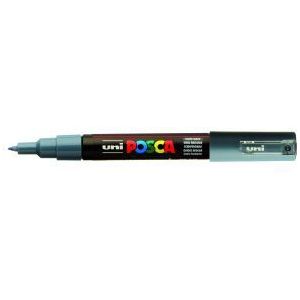 Posca - PC-1M61 Verfmarker extrafijn met conische punt - Kleur 61 Leigrijs - 0.7-1mm