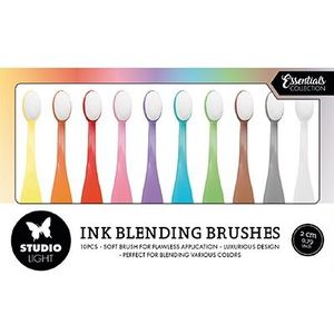 Sl-es-bbru07 Studio Light - Ink Blending Brushes nr07 - Borstelkop 20mm - Set 10st