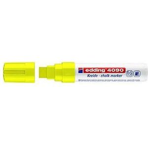 e-4090 Windowmarker  - Neon geel - Beitelvormig - Lijndikte 4-15 mm