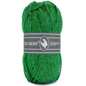 Haak en breigaren van Durable glam - Kleur 2147 Bright green - 50gr en 130mtr