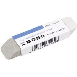 Tombow - MONO Sand & Rubber Eraser - voor inkt en potlood - Blokje 13gram