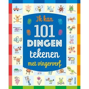 Boek - Ik kan 101 dingen tekenen met vingerverf - Norbert Pautner - 21x26cm