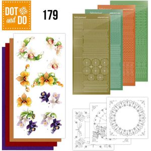Dot and Do 179 - Hobbydots - Dot en Do - Precious Marieke - Delicate Flowers - Orchidee