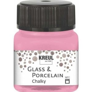 16635 Glass en porcelain chalky - Kleur Candy rose - Potje 20ml