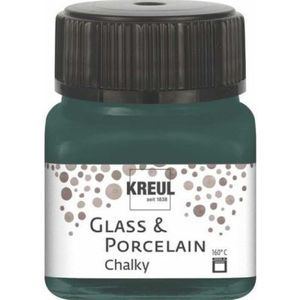 16639 Glass en porcelain chalky - Kleur Cottage green - Potje 20ml
