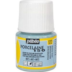 24122 Pebeo - Porcelaine 150 Flacons - Kleur 122 Powder Blue mat - 45ml