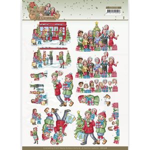 Cd11728 3D Knipvel - Yvonne Creations - The heart of Christmas - Shopping