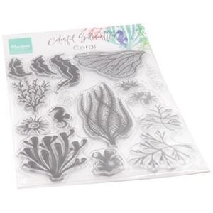 Cs1062 Clear stamp - Colorfull Coral