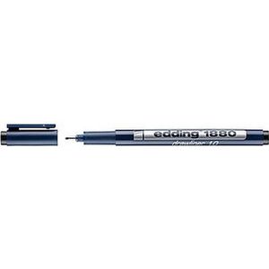 e-1880 Drawliner 1.0 - Rond 1.0mm - Kleur 001 Zwart