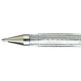 Uni-ball Signo Sparkling UM-120SPZ - Gelpen roller - 1mm - Glitter zilver