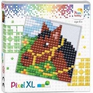 41036 Pixelhobby - XL Pixel gift set - Paard - 12x12cm