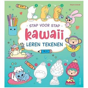 Boek - Stap voor stap Kawaii leren tekenen - Mayumi Jezewski - 23x25cm