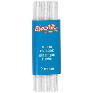 Elasta - K110 Ruche elastiek - Wit - 2meter