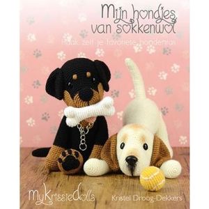 Haakboek - Mijn Hondjes van Sokkenwol - Kristel Droog-Dekkers - MyKrissieDolls