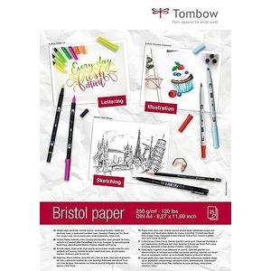 Tombow - Bristol Paper - 250grams - Wit - A4 - 25vel