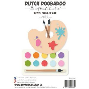 470784222 Dutch Doobadoo card art - Build up Painting Verfpalet - A5 - 21x14,8cm