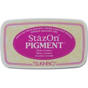 Tsukineko - Stazon Pigment inktkussen - 081 Pink Cosmos - 75x35mm