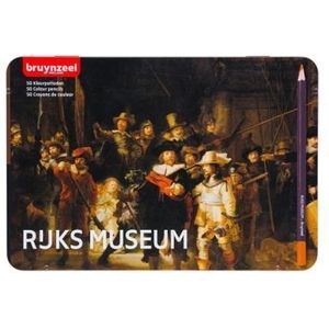 Royal Talens - Bruynzeel - Rijksmuseum - De Nachtwacht - Rembrandt van Rijn - 50 kleurpotloden in blik