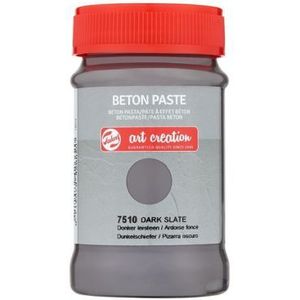 Talens - Art Creation - Beton pasta - pot 100ml in de kleur 7510 Dark leisteen