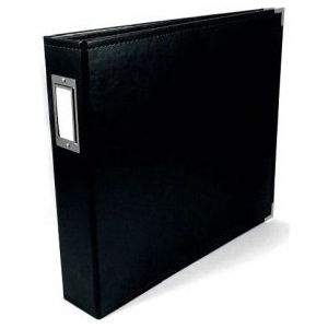 We R Memory Keepers - 660910 Classic Leather Ring Album - Black - 30,5x30,5cm