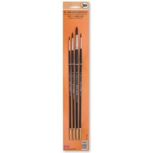 577390 Ami - Olie- en acrylverfpenseel - Synthetisch haar - Set 1 à 4stuks