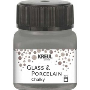 16643 Glass en porcelain chalky - Kleur Smokey stone - Potje 20ml