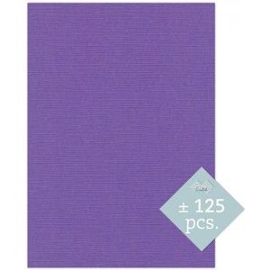 Carddeco - Kaartenkarton linnen A4 - kleur 18 Violet verpakt per 125vel