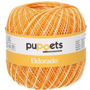 Puppets Eldorado Multi N.10 - Kleur 18 Oranje - 50 gram en 265 meter
