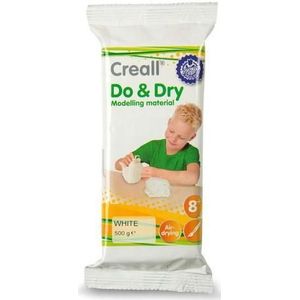 Creall Boetseermateriaal Do en Dry Luchtdrogend - Airdrying - Wit - 500gram