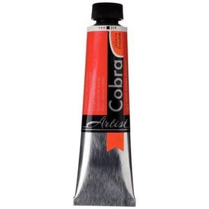 Talens - Cobra Artist - Watervermengbare olieverf - Kleur 314 Cadmiumrood Middel - Tube 40ml