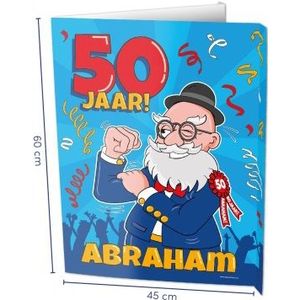 Paper dreams - Window sign - Abraham 50 jaar