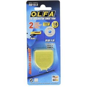 Olfa RB18-2 - Reservemesje voor rolmessen - 18mm - 2st