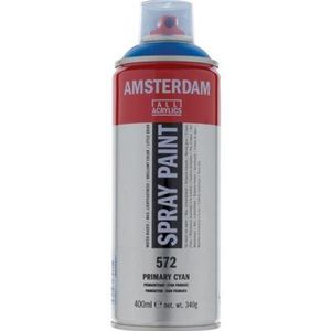 Amsterdam Spray Paint - Acrylverf - Kleur 572 Primaircyaan - Spuitbus 400ml