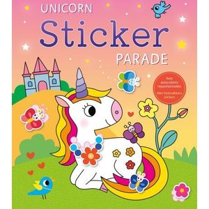 Boek - Unicorn sticker parade - 24x28cm