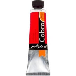 Talens - Cobra Artist - Watervermengbare olieverf - Kleur 278 Pyrrole Oranje - Tube 40ml