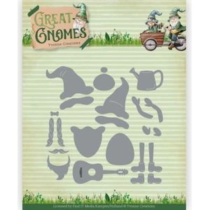 Ycd10351 Snijmal - Yvonne Creations - Great Gnomes - Great Gnome Couple - 16 malletjes