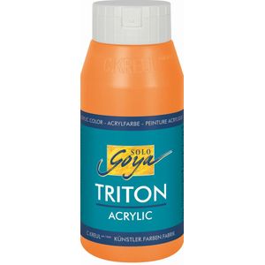 17002 Triton acrylverf - Oranje - Pot 750 ml