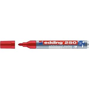 Edding - E-250 Whiteboard marker - Kleur 002 Rood - 1,5-3mm - Rond