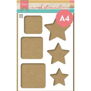 Ps8114 Squares & stars - A4