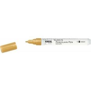 16415 Porcelain pen metallic Gold