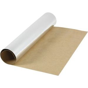 Faux Leather Papier - Rol 49x100cm - Zilver - 350gr
