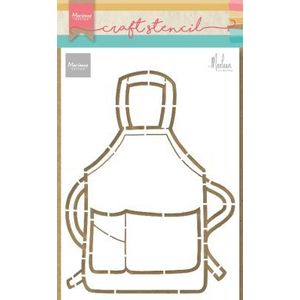 Ps8085 Craft stencil - Apron by Marleen
